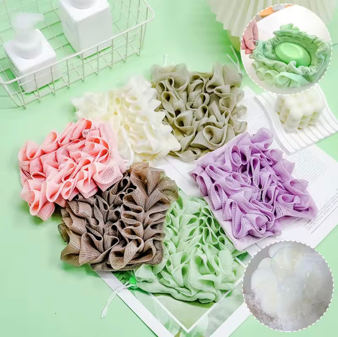 LuminoFoam™️ 2-1 Loofah Pouch